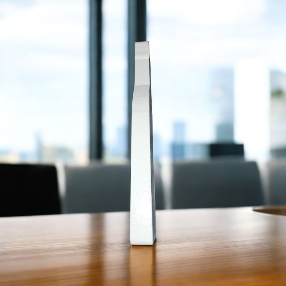 NWT Luxury Inspired Zebra Print Champagne Bottle Art Piece - Picture 3 of 3